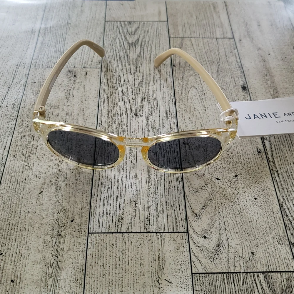Janie and Jack Translucent Gold Kids sunglasses